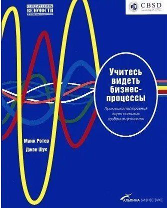 Книга "Учитесь видеть бизнес-процессы: Построение карт потоков создания ценности" - Майкл Ротер, Джон Шук IK00951 фото
