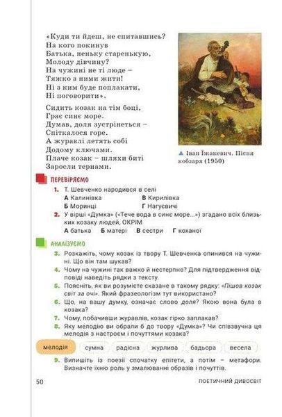 "Украинская литература. Учебник. 6 класс. НУШ" - Заболотный А., Слоневская О. (Твердый переплет) LITER0040 фото