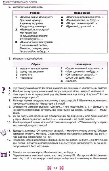 "Українська література. Підручник. 8 клас. Программа 2021" - Авраменко О. (Тверда обкладинка) GRAM0034 фото