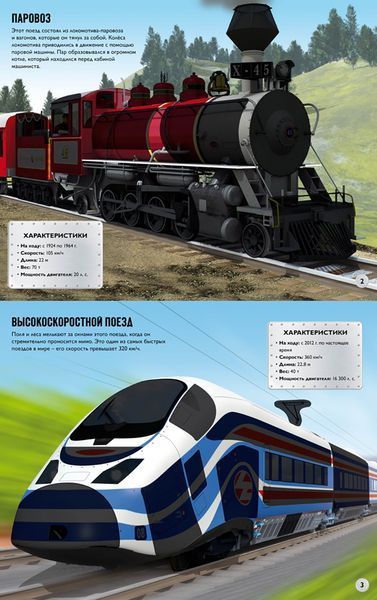 Книга "Поезда. Более 300 наклеек" - Авторский коллектив SKL0152 фото