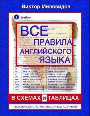 Книга "Всі правила англійської мови у схемах та таблицях" - Миловидов В. DGN08174 фото