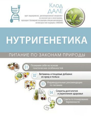 Книга "Нутригенетика: харчування за законами природи" - Далє К. DGN09333 фото